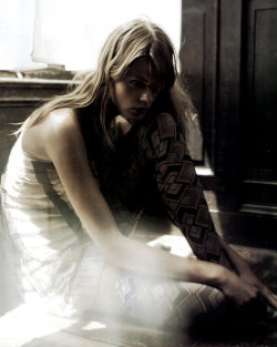 Julia Stegner by Steven Meisel for Vogue Italia July 2003