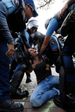 Wine-Loving-Vagabond:  The Arrest Of Student Leader Adriana Mulero, By Ricardo Alcazar