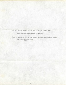 iheartchaos:  Arthur C. Clarke’s 31 word short story In 1984, science fiction author Arthur C. Clarke submitted “siseneG” to Analog magazine. Clarke’s cover letter was as terse, stating “This is the only short story I’ve written in ten years
