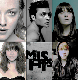 attract-your-dreams:  leapwithziggy:  “Misfits” Genderswap by Ziggy.Requested by iwillpretenddontknow.  Emma Stone / Nathan Young.Amanda Seyfried / Simon Bellamy.Rupert Grint / Kelly Bailey.Zooey Deschanel / Curtis Donovan.Ed Westwick / Alisha