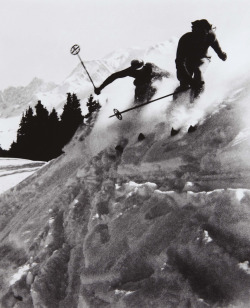 Skieurs à Megève photo by Willy Ronis, 1938