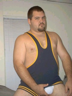 cutesmoothchubbyboys:  Wrestling suit and