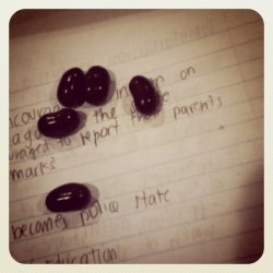 chocolate covered jelly beans (: (Taken with instagram)