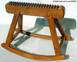 ropes-n-stuff:  333images:  Here’s a rocking horse / wooden pony with teeth.  Ouch….      (via TumbleOn)  A very handy tool for training of bondage sluts.