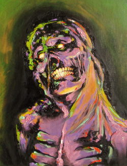 zombify:  Just finished up this oil painting