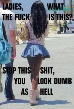 Youllaskformee:  Dumb As Hell Girl, Dumb As Hell Uggs Boots And Jean Skirts? Bitch