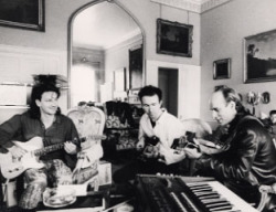 Bono, The Edge and Brian Eno - (The Unforgettable Fire sessions)