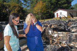   Arson burns down lesbians’ home. Carol Ann and Laura Stutte are a same-sex couple who have been together for more than 16 years. They celebrated an anniversary weekend, only to return to find that their dream home has been burned to the ground in