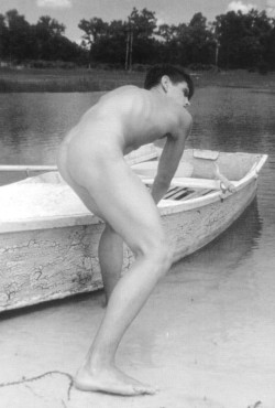 naked canoeing…