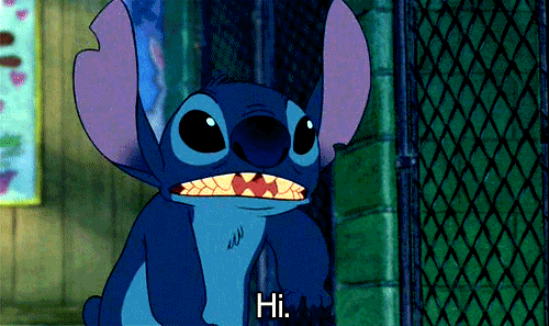 When you say hi to a cute guy: