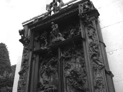 creatio-ex-materia:  La Porte de l’Enfer - The Gates of Hell Made by French sculptor Auguste Rodin. This piece depicts the first part of Dante Alighieri’s Divine Comedy, ”The Inferno”. It is 6 meters in height, 4 meters in width and 1 meter