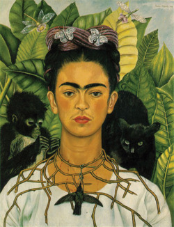 katyamola:  tuki-tuki-tuki:  biculturallatina:  girljanitor:  tangledcurles:  girljanitor:  toonsketchbook:  Okay so I know this is kinda taboo but anyways. Frida Kahlo: Not too easy on the eyes. I mean she’s got the lady-mo and the monobrow thing going