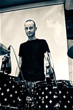 Simone Gallo, drummer - Ph. Paolo Crivellin