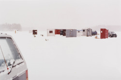 Ice fisher photo by Wolfgang Tillmans, 1996