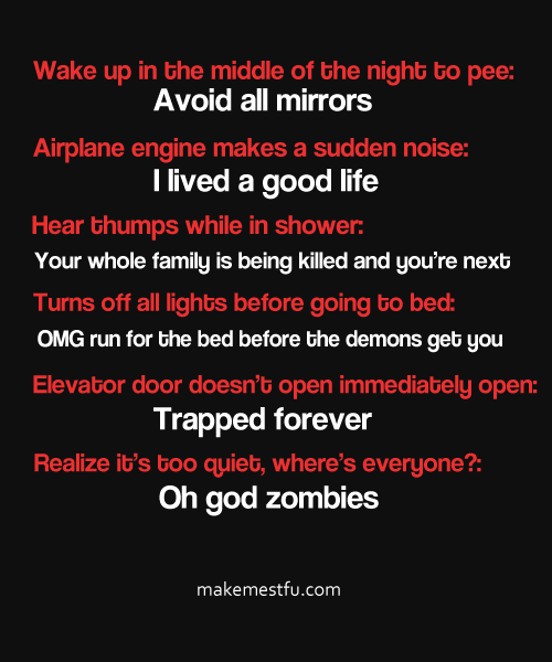 pleaseaskfluttershy:  ask-screwball:  ribsgrowback:  solarisknight:  teenagedreamsandlovelythings:  Living life constantly paranoid since 1992.  My life me  i hate mirrors i am actually scared of mirrors when they’re in the dark  [me]  So true…..