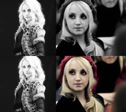 insaneandluvingit:  NUMBER #9 Evanna Lynch, 19. Irish. Best known for being Luna Lovegood in Harry Potter. J K Rowling said that the way Evanna acted Luna changed the character in the books. Evanna is a huge Harry Potter geek, and decorated her bedroom