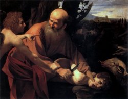 The Sacrifice Of Isaac by Michelangelo Merisi da Caravaggio