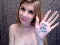 thexvirginslayer.tumblr.com!:) a very provocative submission from a girl who is not yet 18, so don&rsquo;t be too pervy to her you dirty people! &gt;:O lol, she&rsquo;s pretty damn cute though :D