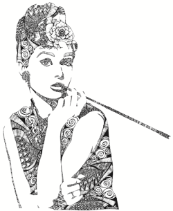 freddie-d:  Audrey Hepburn by Freddie D