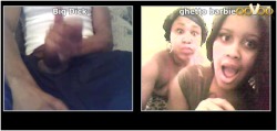 ghetto-barbie:  see what happens on oovoo
