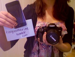 turquoimarine:  CONTEST TO WIN A CANON REBEL T1i OR A 3RD GENERATION IPOD TOUCH The camera - My grandparents have known for a while that I’m very interested in photography, so they bought me this amazing camera for an early birthday present without