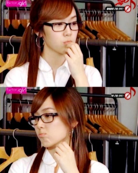 Jessica wearing glasses
