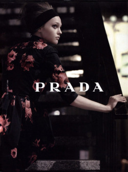 Sasha Pivovarova by Steven Meisel for Prada Fall 2005