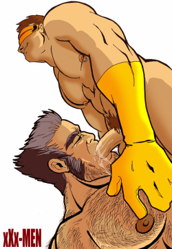 comicboners:  Cyclops &amp; Wolverine  