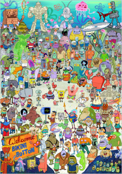 ohhowwonderful-:  artcaptivatesme:  I recognize every single character here. Reblog if you love watching Spongebob and you’re over 12 yrs. old.   I DON’T SEE MANDY (King Neptune’s daughter) 