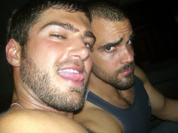 Damien and Angelo: former boyfriends. Damien