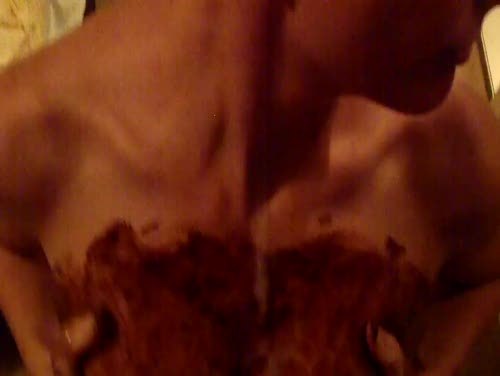 intotrouble24:  naughtysundays:  Couldn’t help but take a chocolate cumshot video for you all… Happy #tittytuesday!  Cum and chocolate—two of my favorite things!