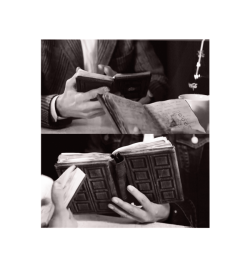 pikitis:  blackma | theopensea:    #THEY GOT MATCHING DIARIES NOW OMG #I BET ELEVEN’S IS FULL OF HEARTS. #I DATE RIVER SONG NOW. RIVER SONG IS COOL.    