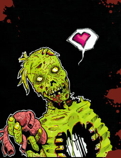 cryptdoorscreak:  Zombie Love by James Riot 