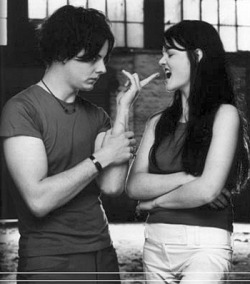 livializabeth:  An old archive photo of Jack and Meg White  The White Stripes 