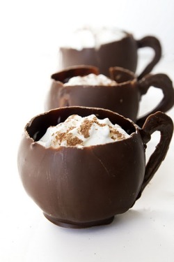 baergypsy: Chocolate cups filled with chocolate