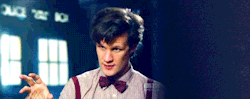 songofthestarwhale:  strawberryjamfieldsforever:  sherlockian-spockian:  daguerreotype:  Matt Smith imitating a Weeping Angel on the move.  Me trying to explain Doctor Who.   Me trying to explain Doctor Who. 