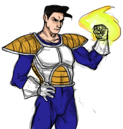 someone&rsquo;s request for superman in saiyan armor; I thought it&rsquo;d be funny but turns out you can&rsquo;t really tell it&rsquo;s superman