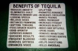 I knew there were more reasons why i love tequila!