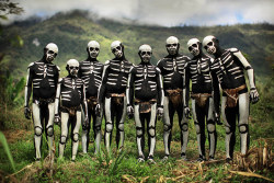 snowce:  Tribes people, Western Highlands, Papua New Guinea. “I was shooting in Papua New Guinea for the BBC’s landmark documentary Human Planet. I randomly met these guys in the forest near a local singsing ritual. We couldn’t understand each other,