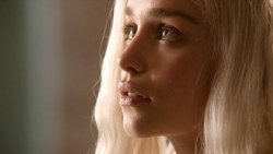 Emilia Clarke as Daenerys Targaryen from HBO&rsquo;s tv show &ldquo;Game of Thrones&rdquo;. The show is based upon George R. R. Martin&rsquo;s &ldquo;A Song of Ice and Fire&rdquo; fantasy novel series.