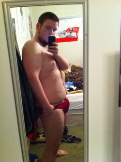 chubbyguy:  just a bit of cock peeking out