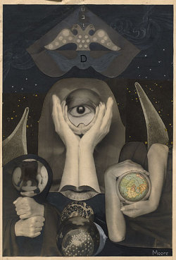 defrag:  Claude Cahun and Marcel Moore, Photomontage for frontispiece for Aveux non avenus (unavowed confessions), 1929-30 