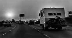 Southern California Freeway Scene photo by Paul Herzoff, 1971