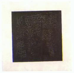 rhapsodical:  Black Square, Kazimir Malevich1915   Jeśli o mnie chodzi, większym arcydziełem był tylko Biały kwadrat na białym tle.