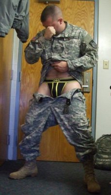Army Boys Wear Nasty Pig Jocks&Amp;Hellip;.