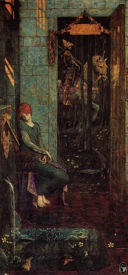 Edward Burne-Jones “Owain Departs From