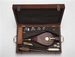 Tobacco Smoke Enema (1750s-1810s)The tobacco enema was used to infuse tobacco smoke into a patient&rsquo;s rectum for various medical purposes, primarily the resuscitation of drowning victims. A rectal tube inserted into the anus was connected to a fumiga