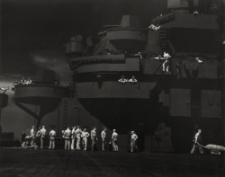 Preparing for the strike on Kwajelein photo by Edward J. Steichen aboard the U.S.S. Lexington (CV-16), November 1943