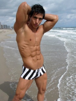 Beach boy in black and white….