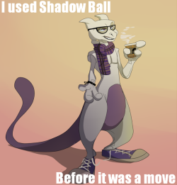 Hipster Mewtwo is so hip